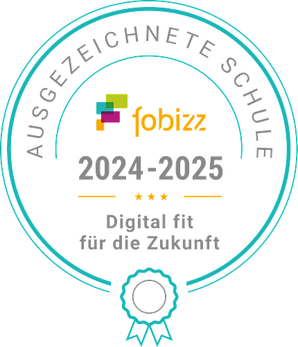 fobizz-Siegel: Ausgezeichnete Schule — Digital fit für die Zukunft